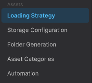 Asset workflow process